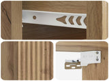 Wall-Mounted Bedside Cabinet 2 pcs Artisan Oak Engineered Wood 898444