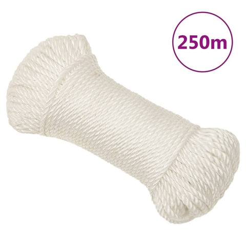 Work Rope White 8 mm 250 m Polypropylene 153048