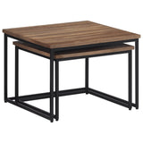 Nesting Coffee Tables 2 pcs Solid Wood Teak 358536
