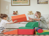 Soft Play Set, 7 Piece Foam Blocks, Toddler Climb and Crawl Activity Play Set for 1-3 Years, T3398P348553