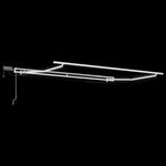 Retractable Awning with Manual Multicolour 300 x 250 cm Fabric 3330016