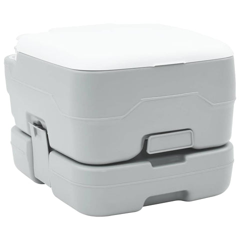 Portable Camping Toilet Grey and white 41.5 x 36.5 x 30 cm 42001438