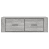Hanging TV Cabinet Grey Sonoma 80x36x25 cm Engineered Wood 816838