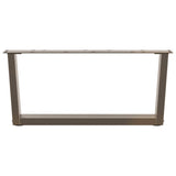 Coffee Table Legs V-Shape 2 pcs Natural Steel 70x cm Steel 4012619