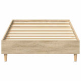 Bed Frame No Mattress Sonoma Oak 90x200 cm Engineered Wood 861050