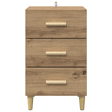 Bedside Cabinet Artisan Oak 40 x 40 x 66 cm Engineered Wood 880614