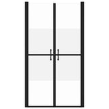 150835 Shower Door Half Frosted ESG x190 cm