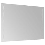 LED Bathroom Mirror Transparent 50 x 70 cm Tempered Glass 42045777