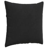 Sofa Pillows 2 pcs Black 80 x 80 cm Corduroy Fabric 42014063