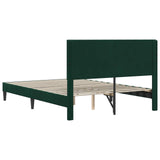 Bed Frame with Headboard Black 180 x 200 cm Velvet 42027696