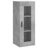 Highboard Concrete Grey 34,5x34x180 cm Engineered Wood 3199381