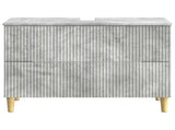 Bathroom Sink Cabinet ARNHEM Concrete Grey 82 x 41x 59 cm 896578
