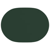 Table Cloth 5 pcs Oval Dark Green 130 x 220 cm 42040396