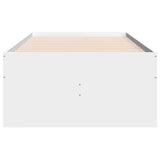 Daybed with Drawers without Mattress White 75x190 cm Small Single 3280888