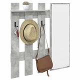 Wall-Mounted Coat Rack Concrete Grey 100 x 10 x 100 cm 874510
