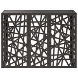 Air Conditioner Cover Black 110 x 50 x 80 cm Steel 8014164