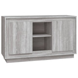 Sideboard Grey Sonona 102x35x60 cm Engineered Wood 831883