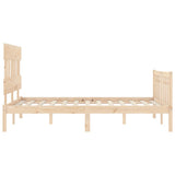 Bed Frame without Mattress 120x200 cm Solid Wood Pine 3193331