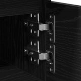 Bedside Cabinet 2 pcs Black Oak 40 x 35 x 50 cm Engineered Wood 862966