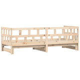 Daybed with Trundle without Mattress 80x200 cm Solid Wood 836207