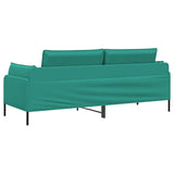 3-Seater Sofa Turquoise 222 x 81 x 89 cm Velvet 42048652