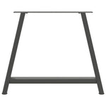 ZNTS Coffee Table Legs A-Shaped 2 pcs Anthracite 100x cm Steel 4012866