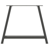 ZNTS Coffee Table Legs A-Shaped 2 pcs Anthracite 100x cm Steel 4012866