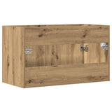 Bathroom Sink Cabinet Artisan Oak 90x38.5x46 cm Engineered Wood 856216