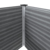 Garden Raised Bed WPC 150x100x54 cm Grey 43609