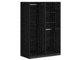 Wardrobe with Shelf Black oak 100 x 50 x 200 cm Engineered Wood 3446632
