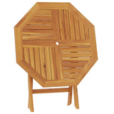 Folding Garden Table 85x85x76 cm Solid Teak Wood 47418