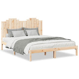 Extra Long Bed Frame without Mattress 160x220 cm Solid Wood 3309231