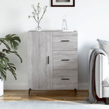 Sideboard Grey Sonoma 69.5x34x90 cm Engineered Wood 827938