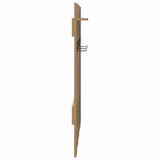 Wall-Mounted Coat Rack Artisan Oak 100 x 10 x 100 cm 874514
