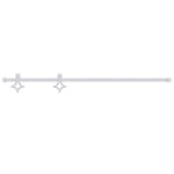 Sliding Door Hardware Kit 200 cm Steel White 151704
