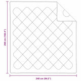 Summer Duvet White 260 x 240 x 3 cm Polyester 42007756