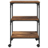 Printer Stand Old Wood 50 x 41 x 75 cm Engineered Wood 882998