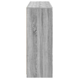 Sideboards with LED Lights 3 pcs Grey Sonoma Engineered Wood 3209126