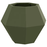 Planter Olive Green 50 x 50 x 40 cm Steel 884058