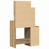 Dressing Table Artisan Oak 80 x 35 x 132 cm Engineered Wood 868881