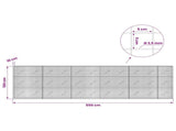 Gabion with 3.5 mm Wire and 5x5 cm Mesh 550x10x150 cm 3462077