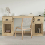 Desk with Cabinet Sonoma Oak Engineered Wood 3185330