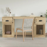 Desk with Cabinet Sonoma Oak Engineered Wood 3185330