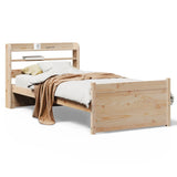 Bed Frame with Headboard without Mattress 90x200 cm 3306756
