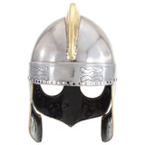 Beowulf Helmet Antique Replica LARP Silver Steel 286232