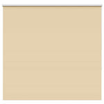 ZNTS Roller Blind Blackout Beige 145x175 cm Fabric Width 141.6 cm Polyester 4010773