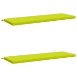 2-Piece Bench Cushions SOEST 2 pcs 100% Polyester Bright Green 949399