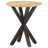 ZNTS Side Table 48x48x56 cm Solid Mango Wood 320656