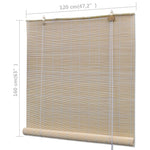 Bamboo Roller Blinds 4 pcs 120x160 cm Natural 278743