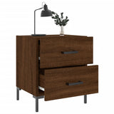 Bedside Cabinets 2 pcs Brown Oak 40x35x47.5 cm Engineered Wood 827323